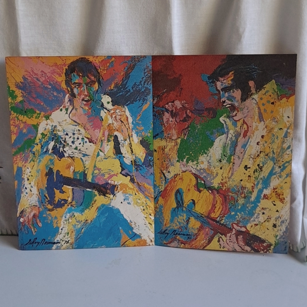 Vintage Leroy Neiman Elvis Presley Prints
